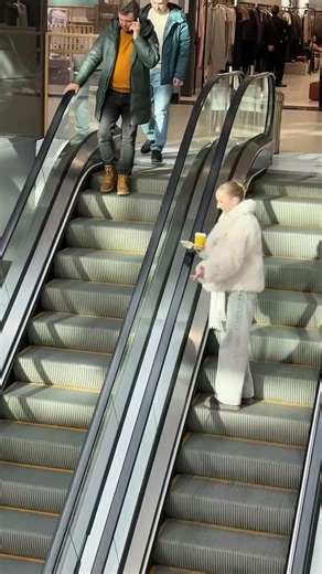 That escalator moment was GOLD 🤣 #prank #mall #shorts