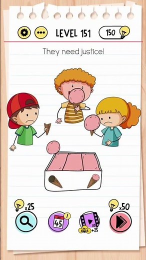 Brain Test Level 151 Answer | They need justice