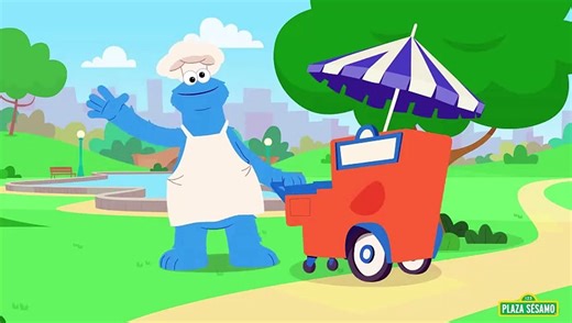 Plaza Sésamo: La canción de la comida con el Monstruo Comegalletas y sus amigos | Canciones animadas para niños (Versión en Español, FANMADE)