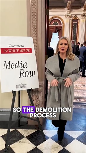 14K views · 221 reactions | Karoline Leavitt on the White House demolition it is aimed at creating more job opportunities for citizens | Story Unveiled | Facebook
