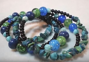 Beadalicious Memory Wire Bracelet