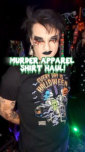 I love @murderapparel shirts a whole bunch. They sent me some really cool stuff to check out - not a paid endorsement! I genuinely enjoy their stuff! No goth I know is FULLY decked out every day, so these are perfect for a lazy day, but when you still gotta be a spookiest bitch at the CVS. The prints are extremely high quality, and the shirts are soft. Thanks again y'all! #goth #gothclothes #gothstyle #gothaesthetic | Vision Video