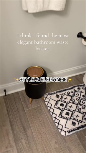 Smart trash can sensor waste basket #smarttrashcan #sensortrashcan #bathroommakeover #bathroomdecor #wastebin