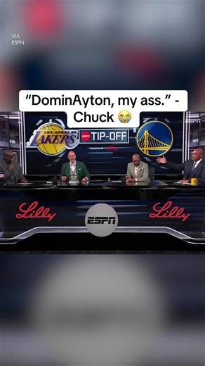 Chuck was WILD for this one 🤣 (via @ESPN) #nba #lakers #basketball