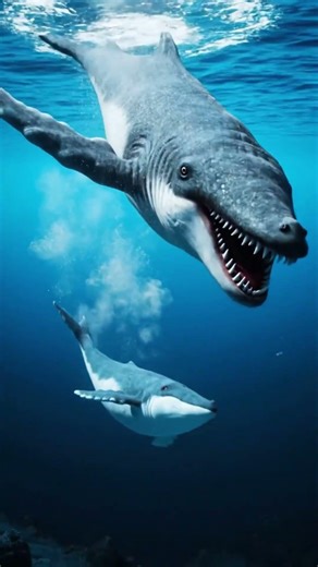 Birth of Megalodon: How the Biggest Shark Was Born#BirthOfMegalodon #GiantShark #AncientSharks