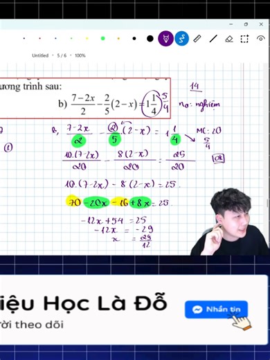 2k12 chinh phục dạng giải phương trình bậc nhất một ẩn #tailieuhoclado #2k12