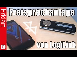 Beste Freisprechanlage für das Auto? LogiLink Freisprecheinrichtung - Test / Review (Deutsch)