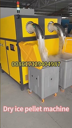 Dry ice pellet machine fully automatic working demonstration | Efficient pelletizing
