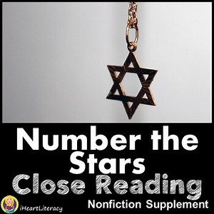 Number the Stars Novel Study Supplement - Nonfiction Close Reading Passages