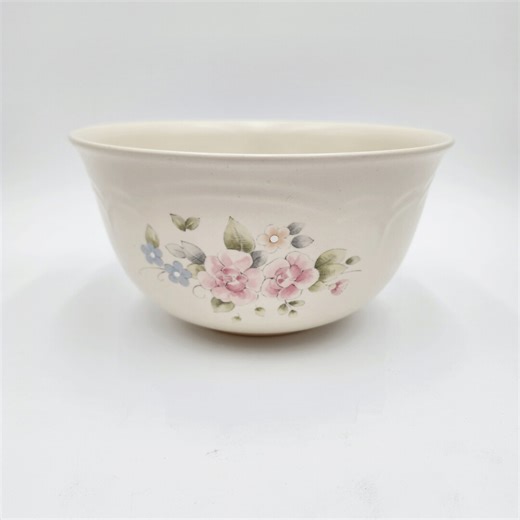 Vintage Pfaltzgraff Mixing Bowl: Tea Rose Pattern, Medium Size - Etsy