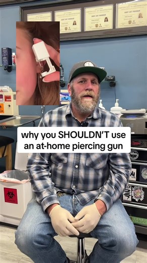 Please don’t use a temu piercing gun🙏 #piercingtok #piercings #piercer #piercingsoftiktok #piercingfreak