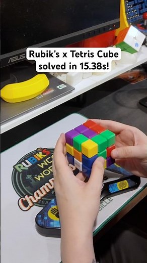 Rubik’s x Tetris Cube solved in 15.38s!