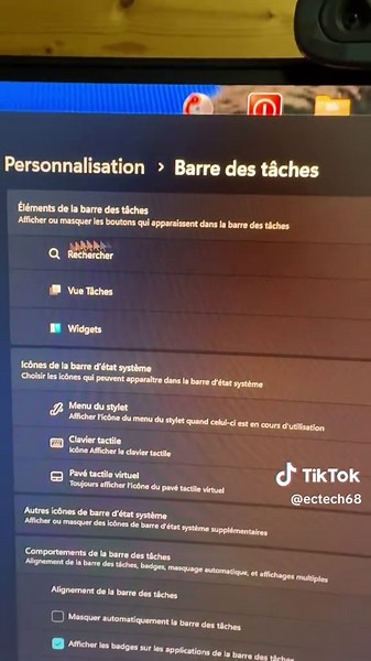 Modifier la barre des tâches sur Windows 11 facilement
