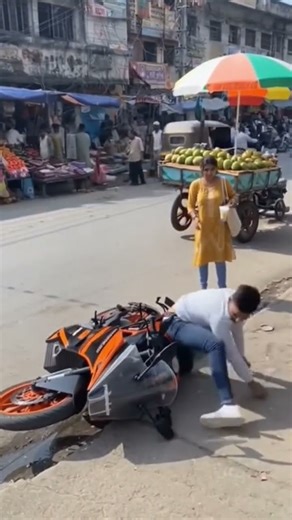 Epic bike Fail 🤣 KTM RC 390