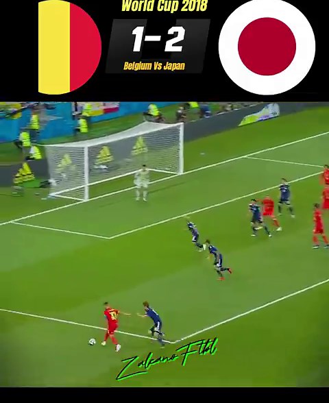 Belgium 3 2 Japan| INSANE Comeback! World Cup 2018 🔥 #football