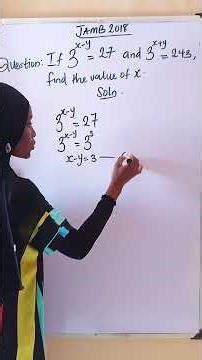 Indices inside simultaneous equations? 😳 Let’s simplify it together! 🔥 #Mathematics #Indices #maths