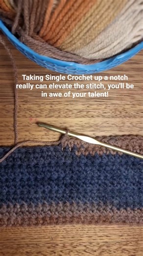 It will delight you in under 60sec, the Extended Single Crochet tutorial #crochet #tutorial #foryou