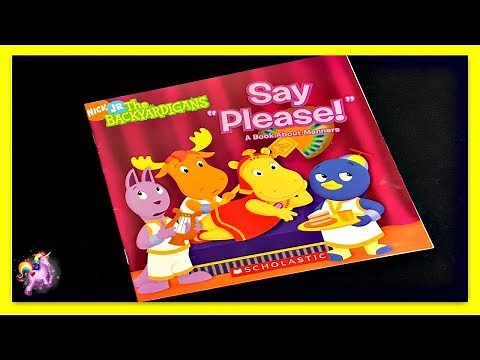THE BACKYARDIGANS "SAY PLEASE!" - Read Aloud - Storybook for kids, children & adults