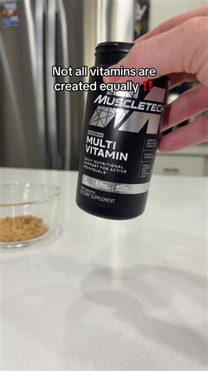 Platinum multivitamins from @MuscleTech #muscle #longetivity #multivitamins #health #tiktokshopcreatorpicks