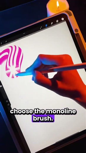 How to create a 3d brush effect in Procreate