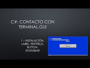 C#: Contacto con Terminal.Gui (1)