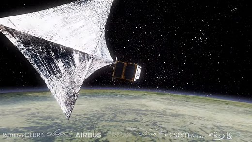 This Space Junk Removal Experiment Will Harpoon & Net Debris in Orbit