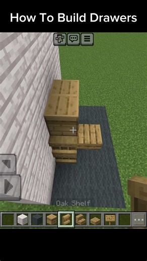 How To Build Drawers 🕯️ 🌷 #minecraft #shorts #foryou