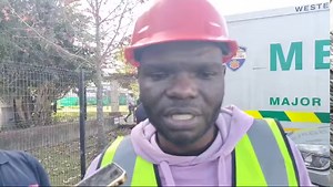 George Building Collapse: Moses Malala, 35, who works under a subcontractor called Boss Over Construction, tells the Cape Argus he has been working on the site for seven months, doing a bricklaying. Video: Ayanda Ndamane https://www.iol.co.za/capeargus/news/george-building-collapse-rescue-goes-into-40th-hour-with-36-people-retrieved-seven-declared-dead-c816577e-5056-4f26-9293-6d0dd831174d | Cape Argus