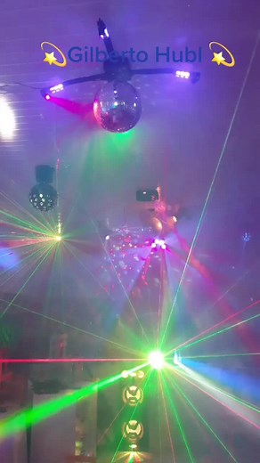 Captivating Disco Ball and Colorful Lights Showcase
