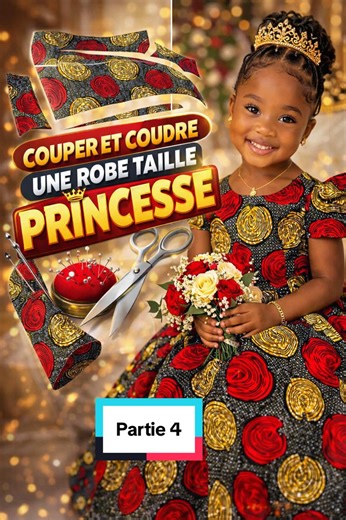 Comment couper et coudre une robe taille princesse | Tutoriel couture facile pour débutants #pourtoi #Couture #TutorielCouture #RobePrincesse #CoutureFacile