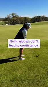 Flying elbows = inconsistent strikes.A flared trail elbow often leads to a steep, out-of-sync downswing.Drill it in: use a wall, focus on full chest rotation, and dial in that trail arm structure.Clean mechanics = cleaner contact.#golf #golfer #golfing #golftips #golfswing #ballstriking #elbowposition #swingstructure #golftraining #fixyourswing | Megan Johnston Golf