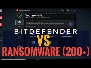 Bitdefender VS Ransomware | Virus VS Antivirus EP : 10