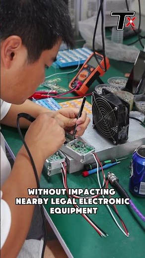 Drone jamming module, stable and reliable performance, protecting airspace safety #drone #dji