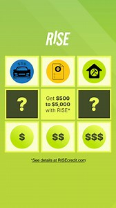 Get funds when you need them. $500 - $5,000 as soon as tomorrow.* Apply now with RISE. | risecredit.com