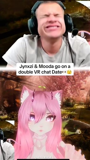a Double VR chat Date… 👀🤣 #jynxzi #vrchat #doubledate #virtualreality