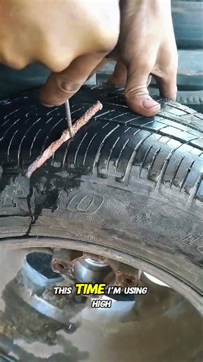 Flat tire repair service #mechanic #diy