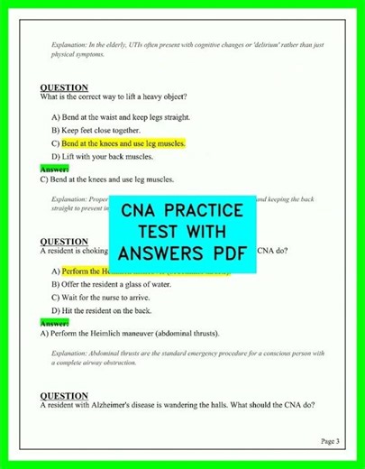 2026 CNA Practice Test: Real Exam Questions and Answers with Free PDF Study Guide