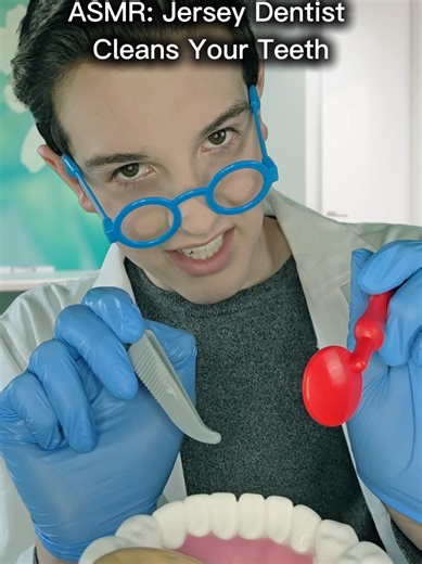 Relaxing ASMR Jersey Dentist Teeth Cleaning Experience