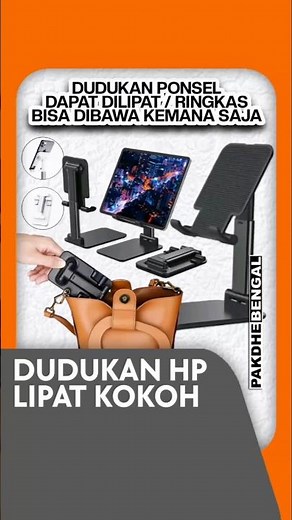 Compact, Sturdy, Flexible Folding Phone Stand | Cell Phone Stand Holder