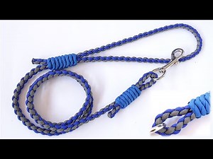 Make a 4 Strand Round Braid Paracord Dog Leash (easy way) - CBYS Paracord Tutorial