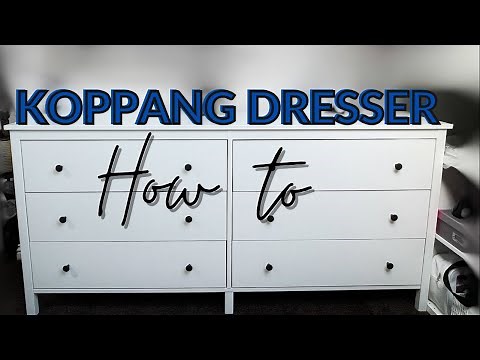 IKEA| HOW TO ASSEMBLE THE KOPPANG DRESSER