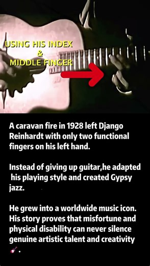 Django Reinhardt: The Genius Who Invented Gypsy Jazz #guitarlegends #musictrivia