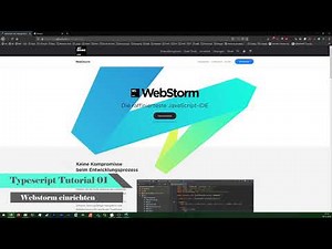 Setting up Webstorm - TypeScript Tutorial 01