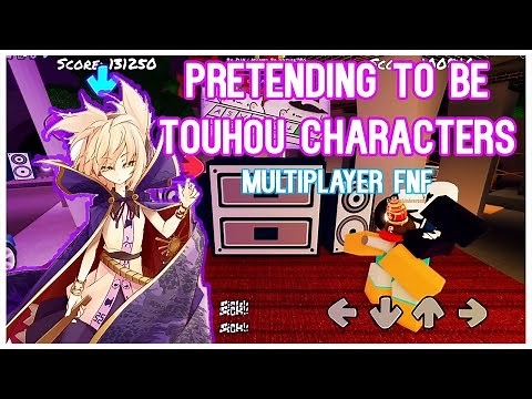 Pretending to be Touhou Characters in ROBLOX Friday Night Funkin