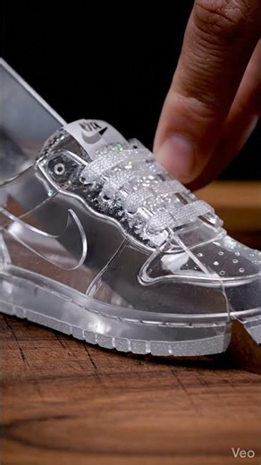 Satisfying Knife Cutting A Glass Nike Sneaker #status