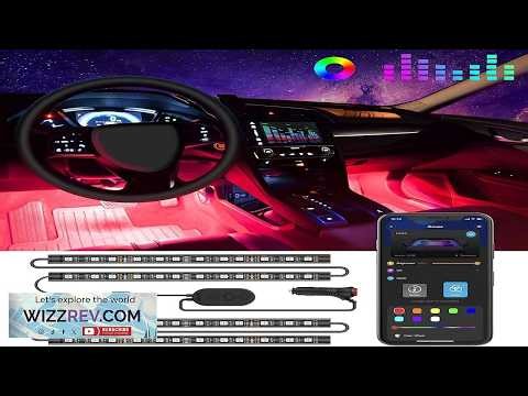 Govee Car LED Lights Smart Car Interior Lights with App Control RGB