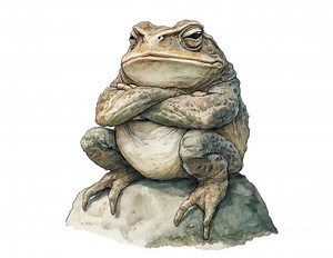 Grumpy Toad PNG Clipart, 12x Angry Frog Clip Art Set, Printable Watercolor Amphibian Clip Art, Paper Crafts, Digital Download, Junk Journal - Etsy