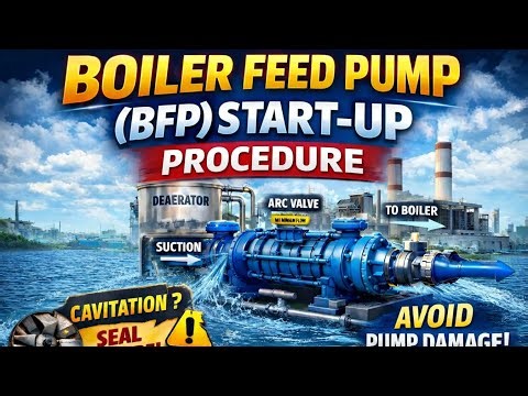 👉 Boiler Feed Pump Start-Up Procedure 🔥 Step-by-Step (Avoid Pump Damage!)