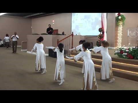Christ Temple Praise Dancer(Praise Dancing To: The Present Of The Lord Is Here- By Byron Cage)