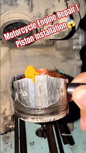 Manual for Changing the Engine Block Piston #pistons #engine #usa #india #shorts
